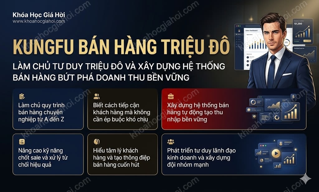 Kungfu Bán Hàng Triệu Đô