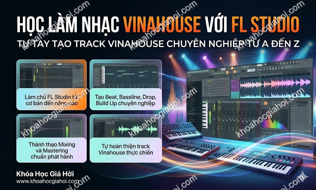 Học Làm Nhạc Vinahouse Với FL Studio Học Làm Nhạc Vinahouse Với FL Studio