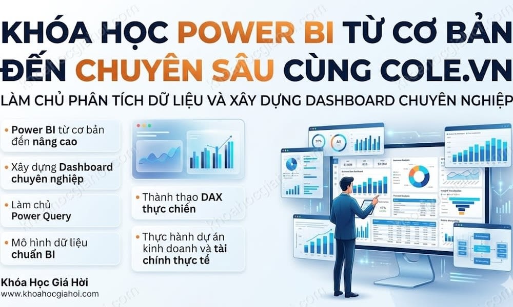 Khóa Học Power BI Từ Cơ Bản Đến Chuyên Sâu Cùng Cole.vn