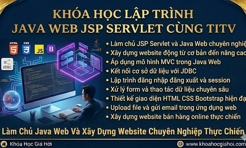 Khóa Học Lập Trình Java Web Jsp Servlet Cùng TITV