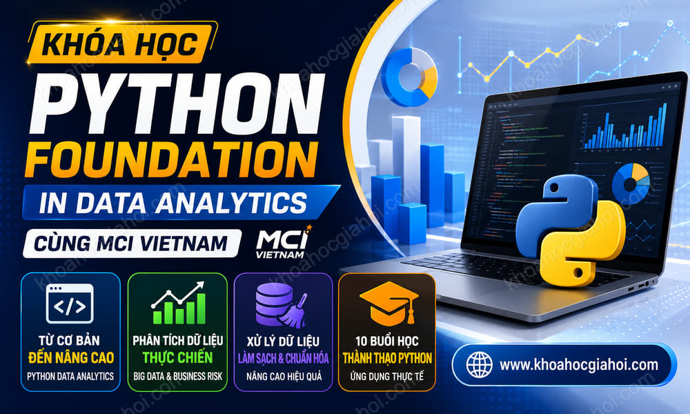 Khóa Học Python Foundation In Data Analytics Cùng Mci Vietnam