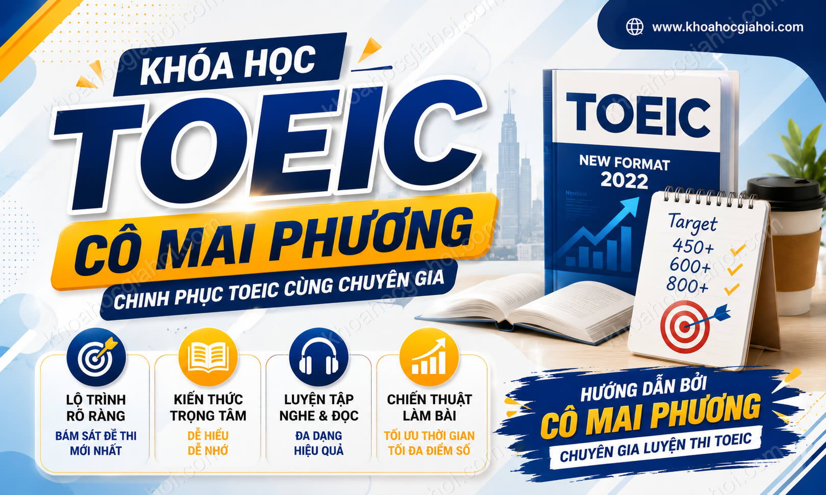 Khóa Học Toeic Cô Mai Phương