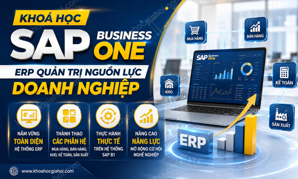 Khoá Học Sap Business One – Erp Quản Trị Nguồn Lực Doanh Nghiệp