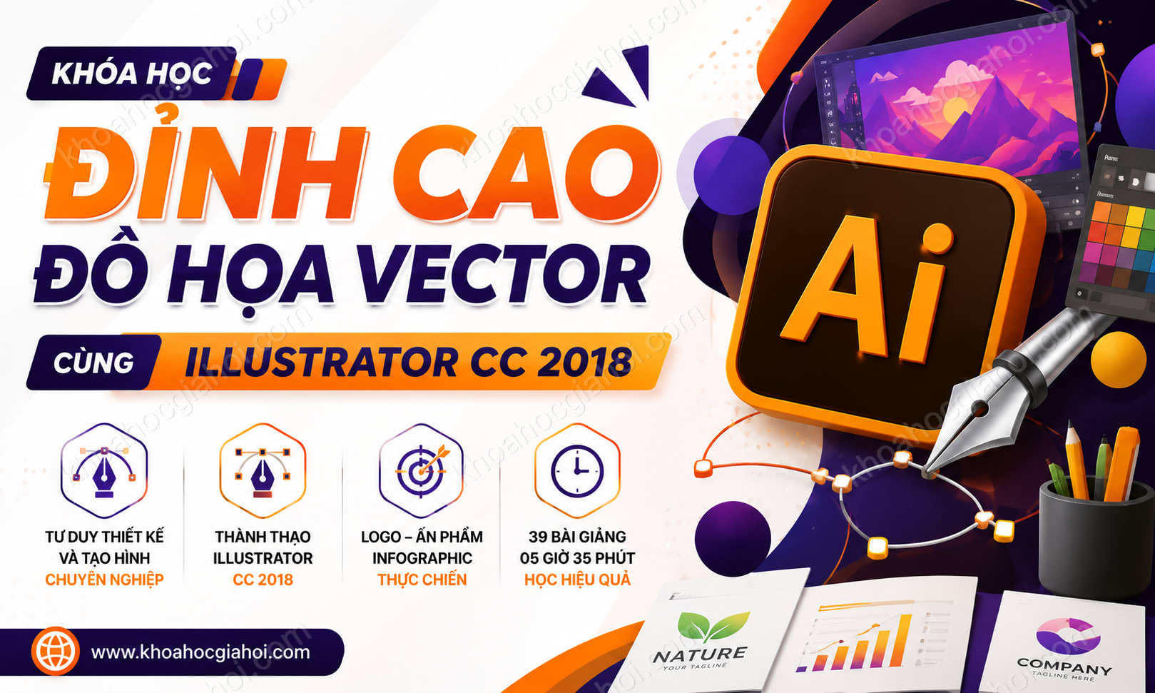 Khóa Học Đỉnh Cao Đồ Họa Vector Cùng Illustrator Cc 2018