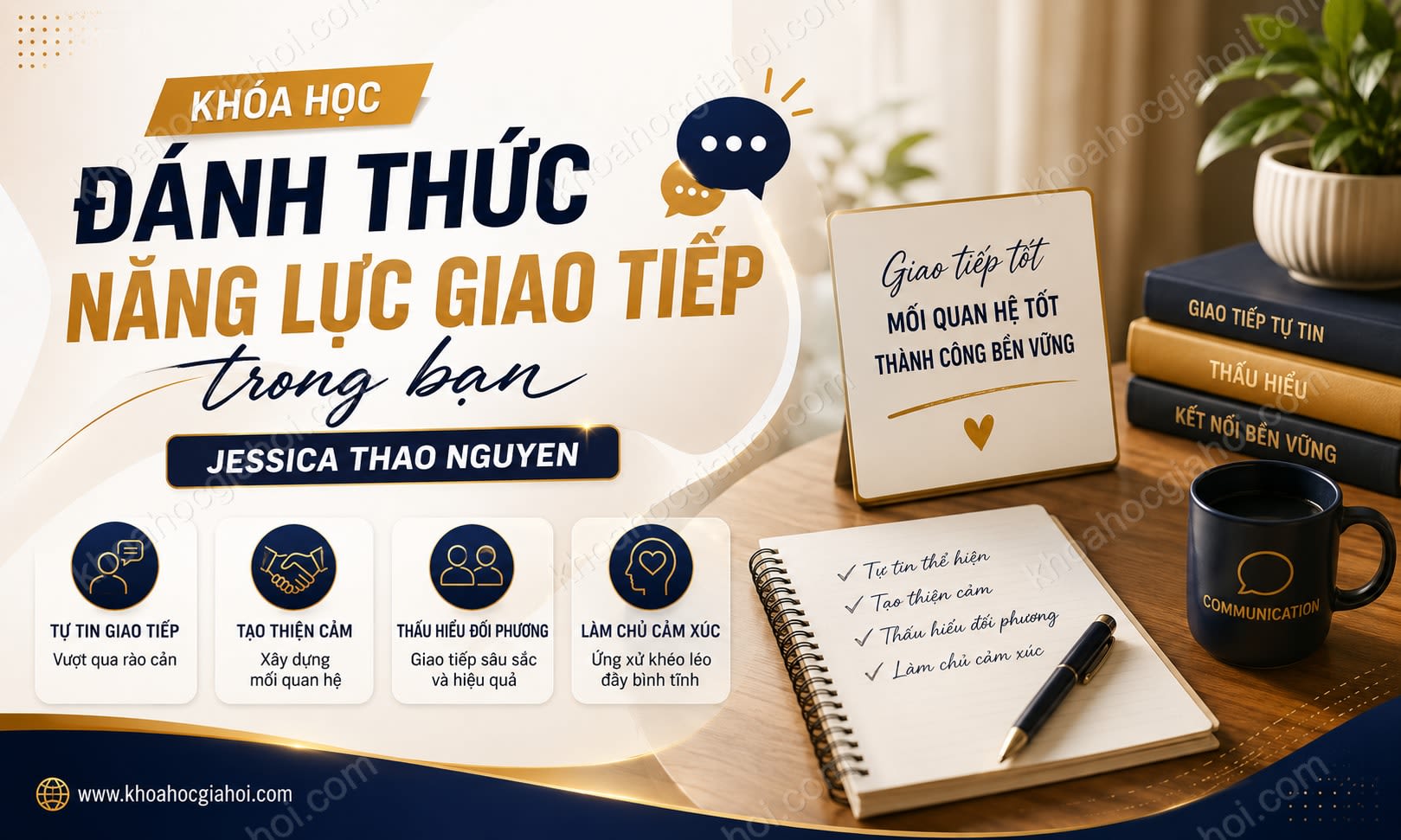 Khóa Học Đánh Thức Năng Lực Giao Tiếp Trong Bạn – Jessica Thao Nguyen