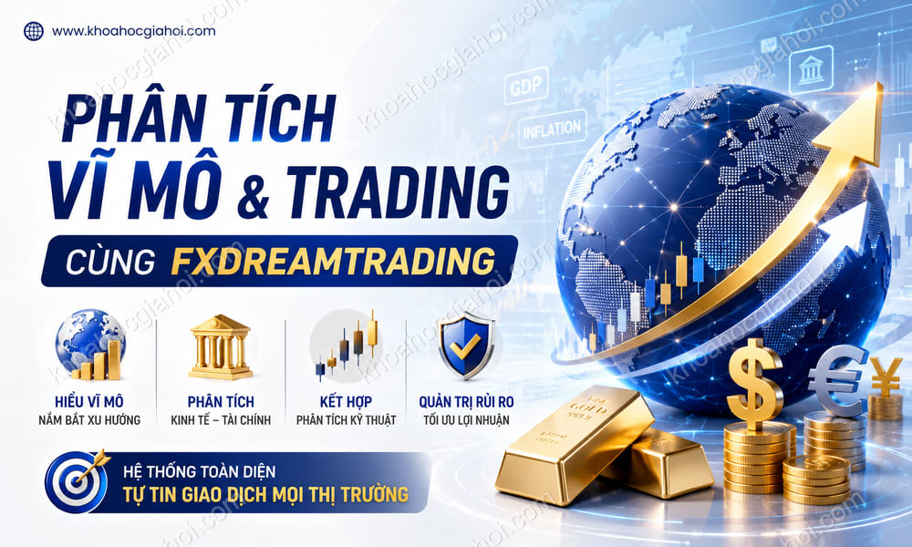 Khóa Học Phân Tích Vĩ Mô & Trading Cùng Fxdreamtrading