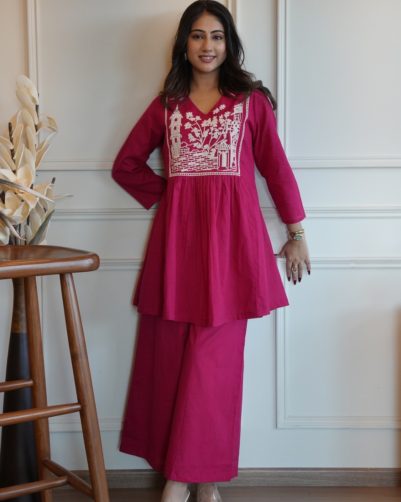 Elegant embroidery Co-ord set With pocket