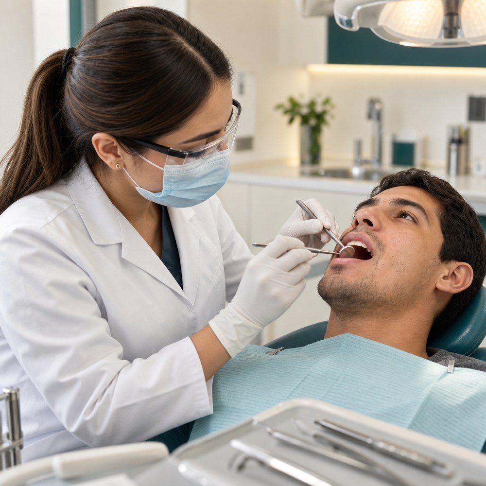 Consulta odontológica y diagnóstico
