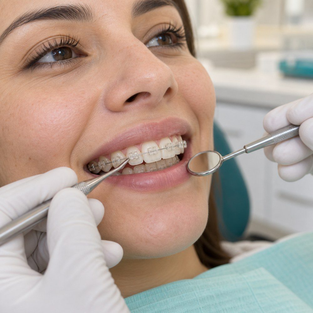 Ortodoncia con brackets estéticos