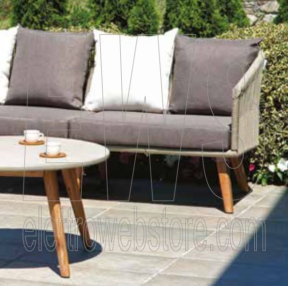 Corner Set Genova Tavolo 2 Divani Set107 Elettrowebstore