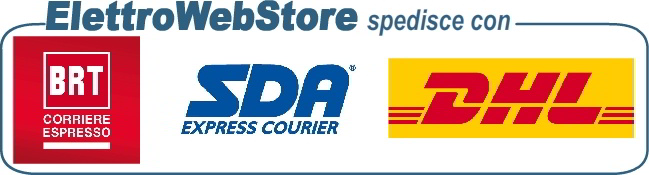 ElettroWebStore spedisce con corrieri celeri BRT SDA DHL