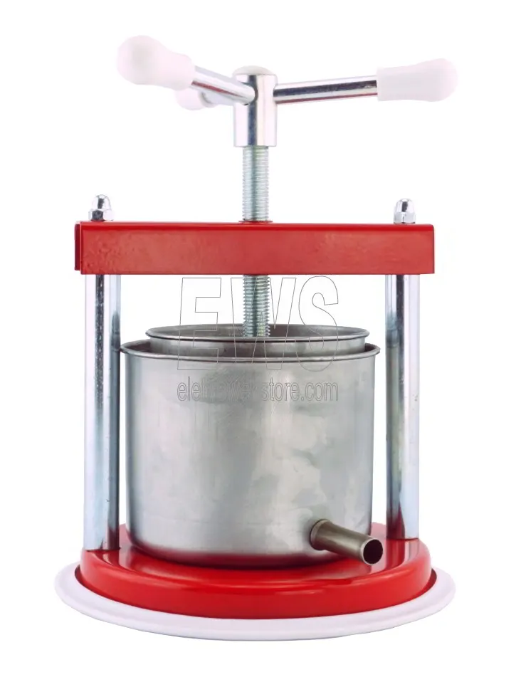 Torchietto Premitutto Da Cucina In Acciaio Inox Spremitutto Torchio Lt 5,5 - Foto 4