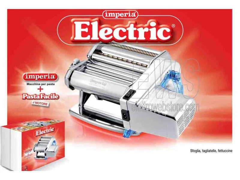 IMPERIA ELECTRIC MACCHINA PER LA PASTA ELETTRICA CON MOTORE SFOGLIATRICE