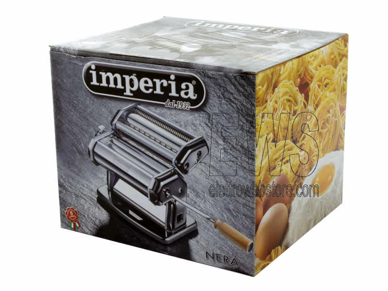 Imperia iPasta La Nera macchina sfogliatrice per pasta manuale