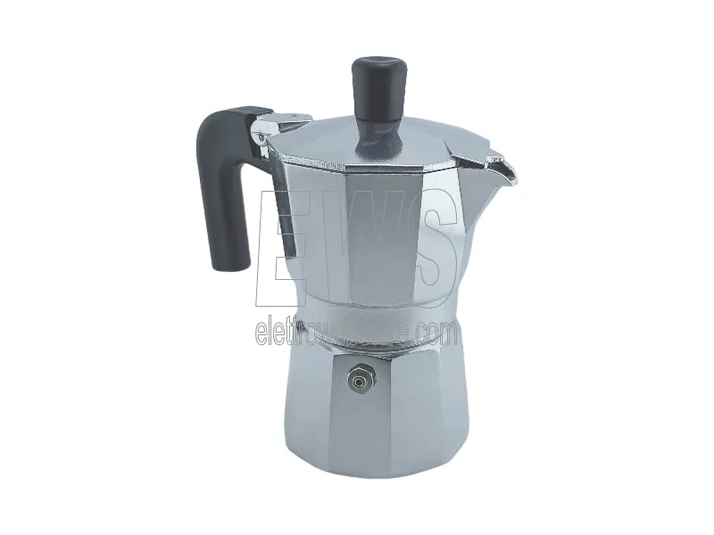 Caffettiera moka macchinetta in alluminio per preparare il caffè Bialetti  Elettrika capacità 2 tazze