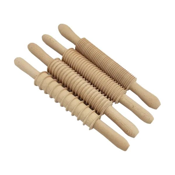 Set 4 mattarelli taglia pasta legno faggio spaghetti fettuccine tagliatelle  pappardelle