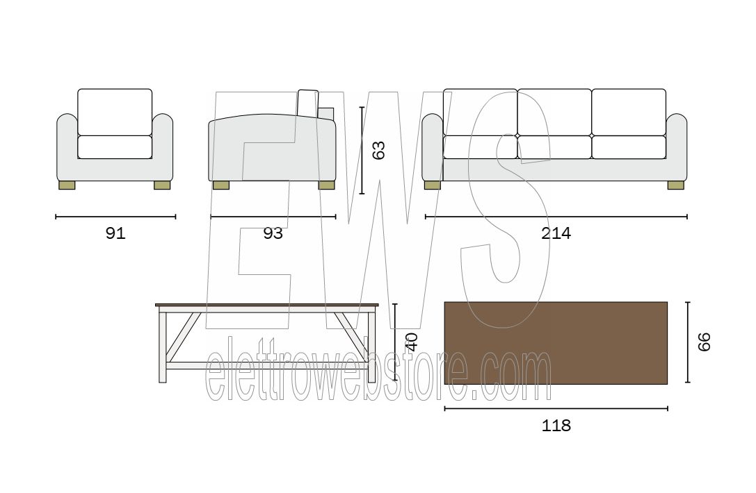 Set Varanasi Tavolo 2 Poltrone E Divano Pes38 Elettrowebstore