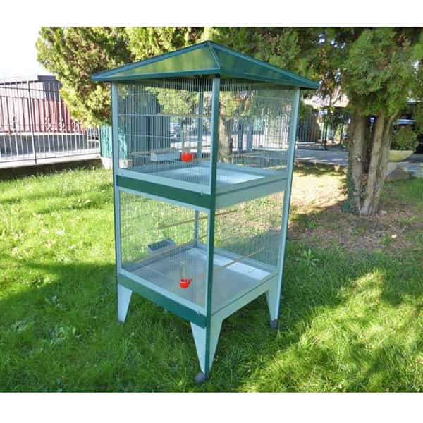 Voliera quadrata cm 71X71 H 175 - MOD.L26