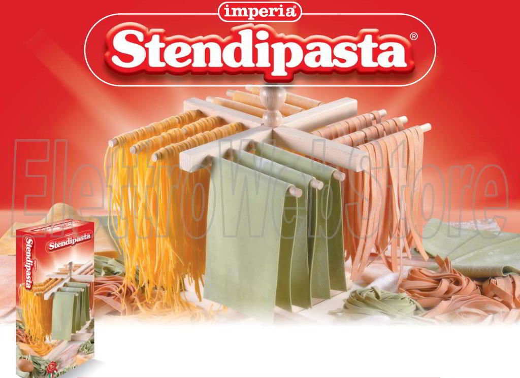 Imperia Nudeltrage aus Buchenholz