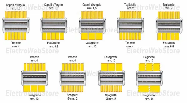 IMPERIA trafile tagli duplex per macchine della pasta