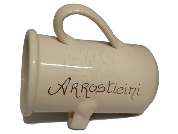 Portarrosticini Vulcania in terracotta per spiedini