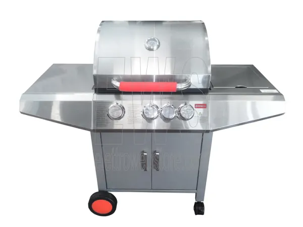 Ferraboli barbecue a gas Top Inox GPL acciaio 3+1 fuochi