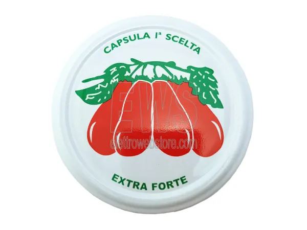 Capsula twist-off pomodoro chiusura barattoli vetro