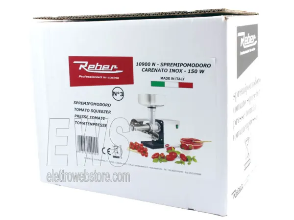 REBER Spremipomodoro elettrico n.3 risparmio energetico 150 Watt 10900N come modello 9008N