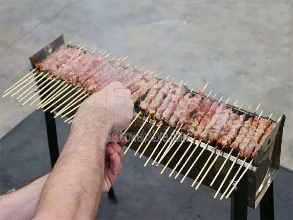 Ferraboli cuocispiedini inox per arrosticini