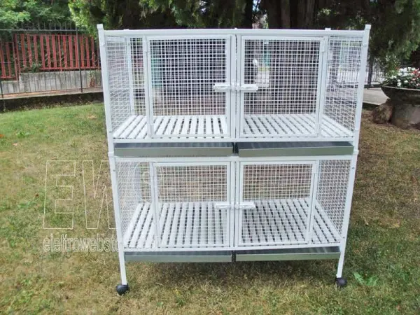 Gabbia per gatto o cane cm 120X60 H 60 MOD. L52G