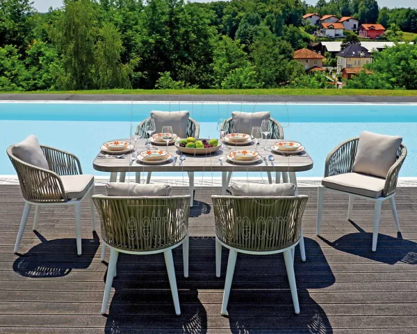 Portovenere tavolo + 6 sedie dining set DSA10