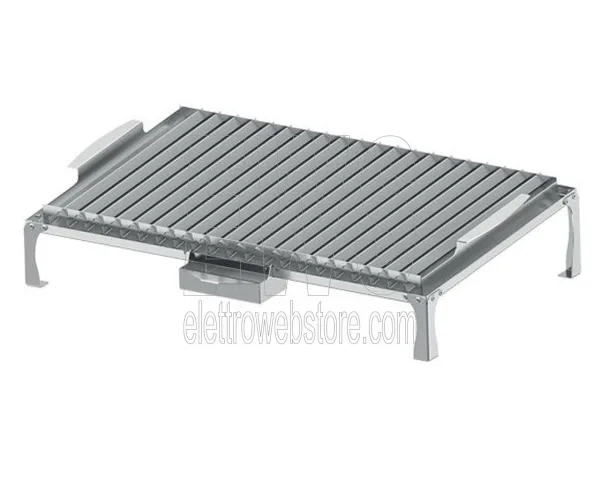 FOGHER griglia graticola FGD-FM inox doppia con piedi 645x395 mm