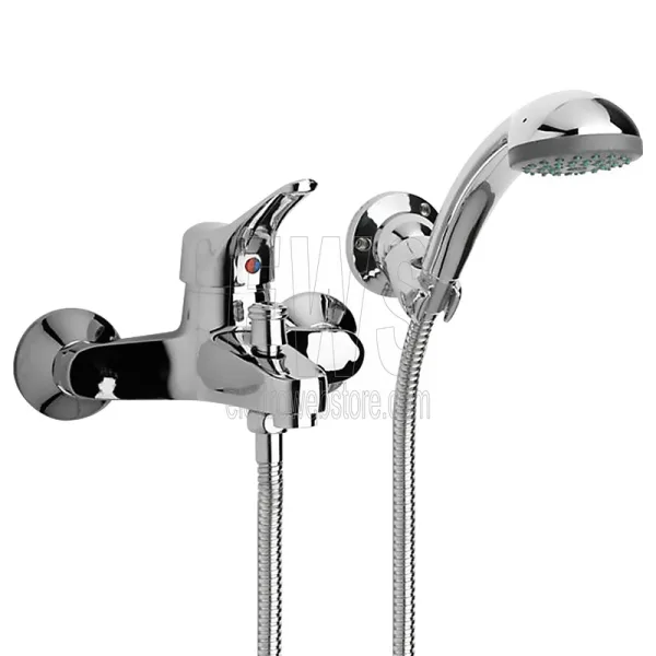 Miscelatore con doccetta per vasca da bagno Paini Pilot 04CR105P1