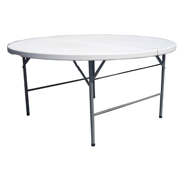 TTK06 mesa redonda plegable de polietileno Ø 150 cm