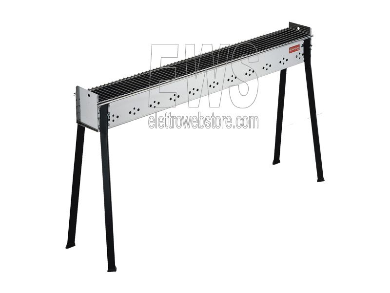 Cuocispiedini A Carbonella Ferro - Griglia Per Arrosticini, Capacità 40 Spiedini - Foto 9