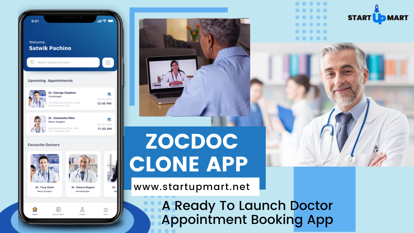 ZocDoc Clone App - A Ready To Launch Doctor Appointment Booking App