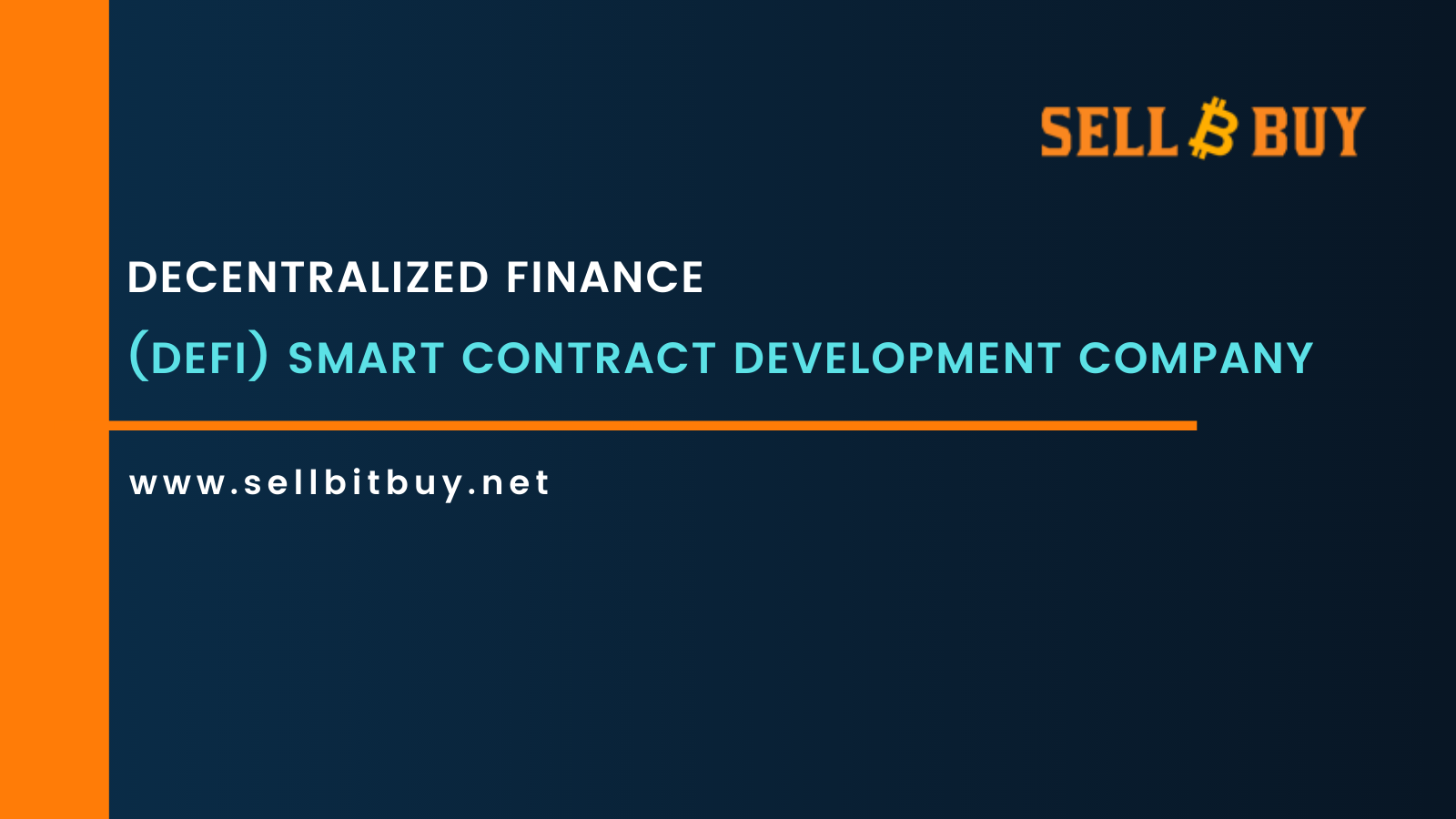 DeFi Smart Contract Development Company | Sellbitbuy