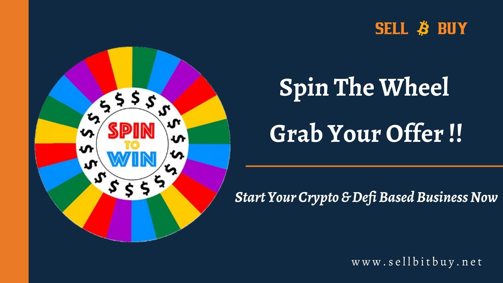 Spin the Wheel Grabs the Special Offer - To Start Cryptocurrency Exchange & Defi based Business in 2021. Spin the Wheel Grabs the Special Offer - To Start Cryptocurrency Exchange & Defi based Business in 2021.