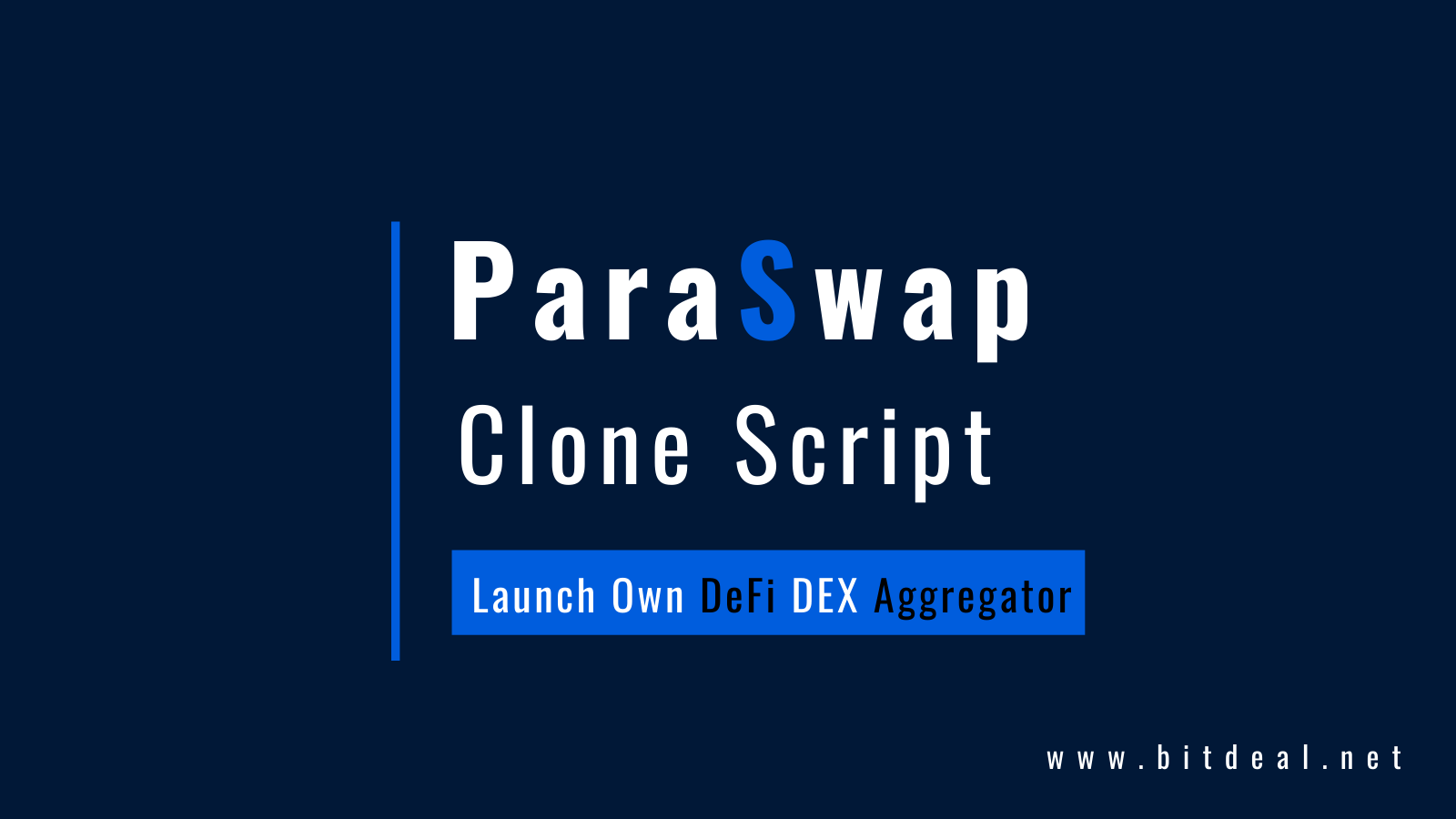 Paraswap Clone Script - Launch Your Own DeFi Based DEX Aggregator Paraswap Clone Script - Launch Your Own DeFi Based DEX Aggregator