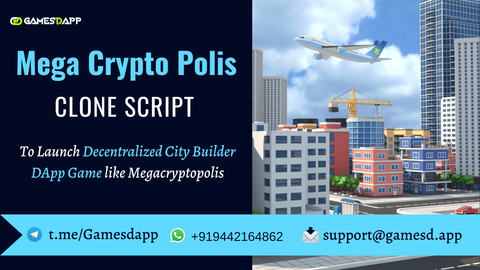 Megacryptopolis Clone Script - To Build Decentralized City Builder Strategy Game on Different Blockchain Networks Megacryptopolis Clone Script - To Build Decentralized City Builder Strategy Game on Different Blockchain Networks