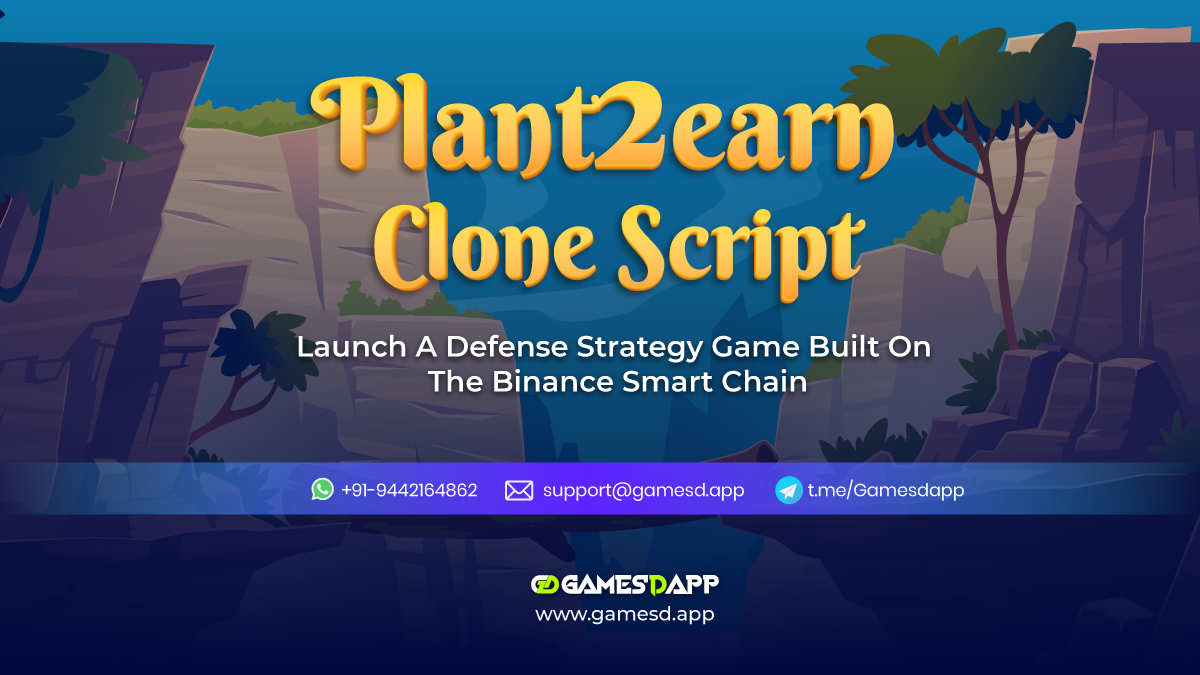 Plant2Earn Clone Script To Launch NFT based Defense Strategy Game on Binance Smart Chain (BSC) Plant2Earn Clone Script To Launch NFT based Defense Strategy Game on Binance Smart Chain (BSC)