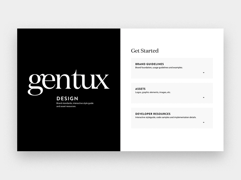 Gentux Interactive Style Guide