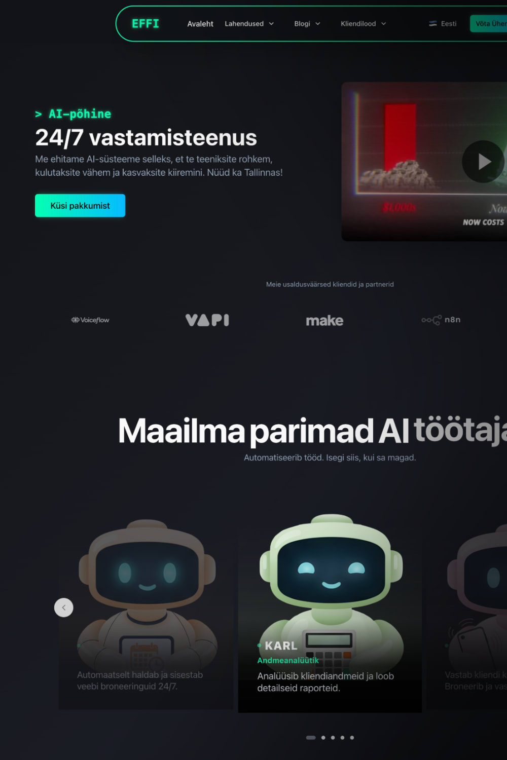 Increased lead generation by 20% with a high-converting AI-focused site.