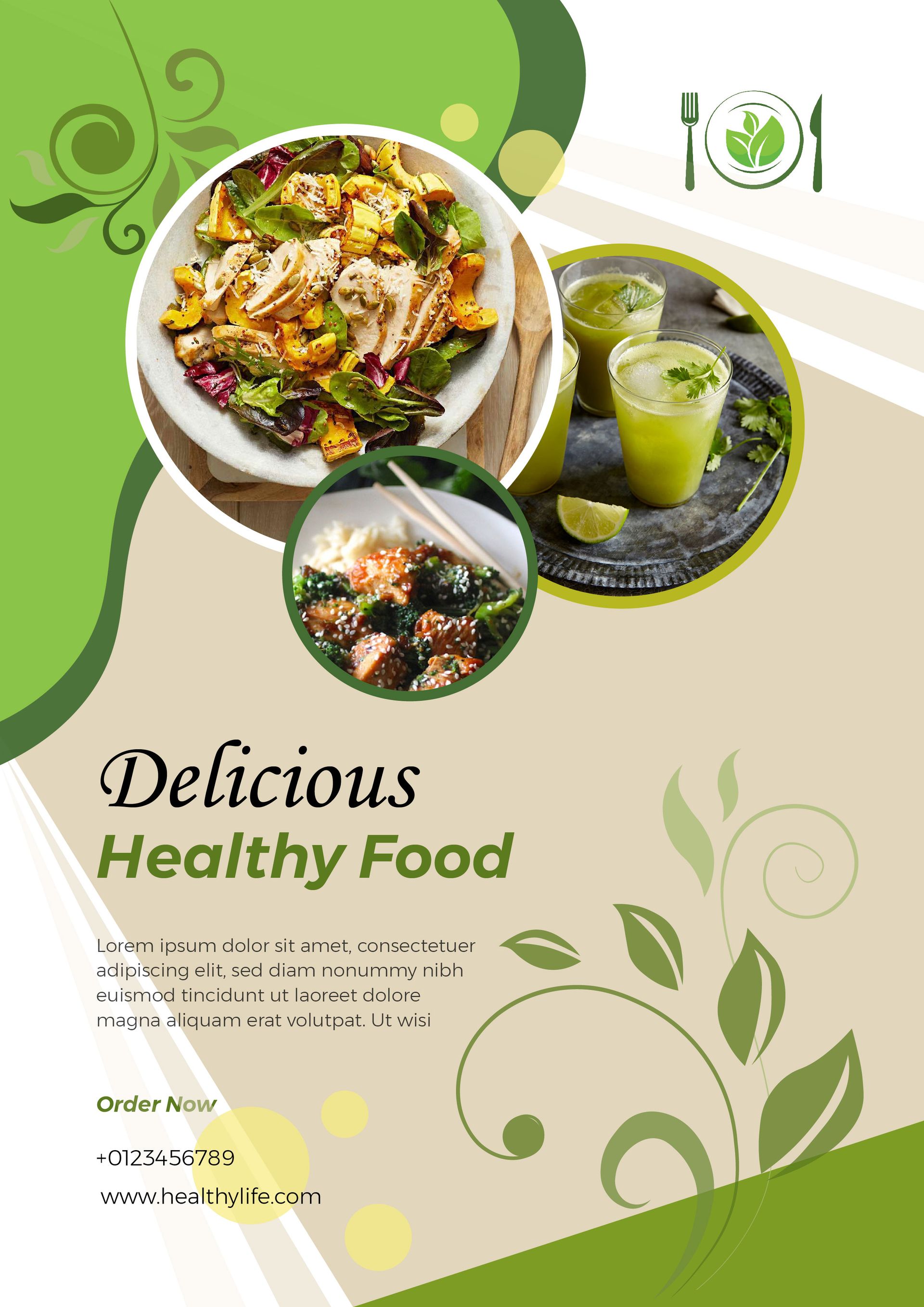 Graphics — green healthy food 2