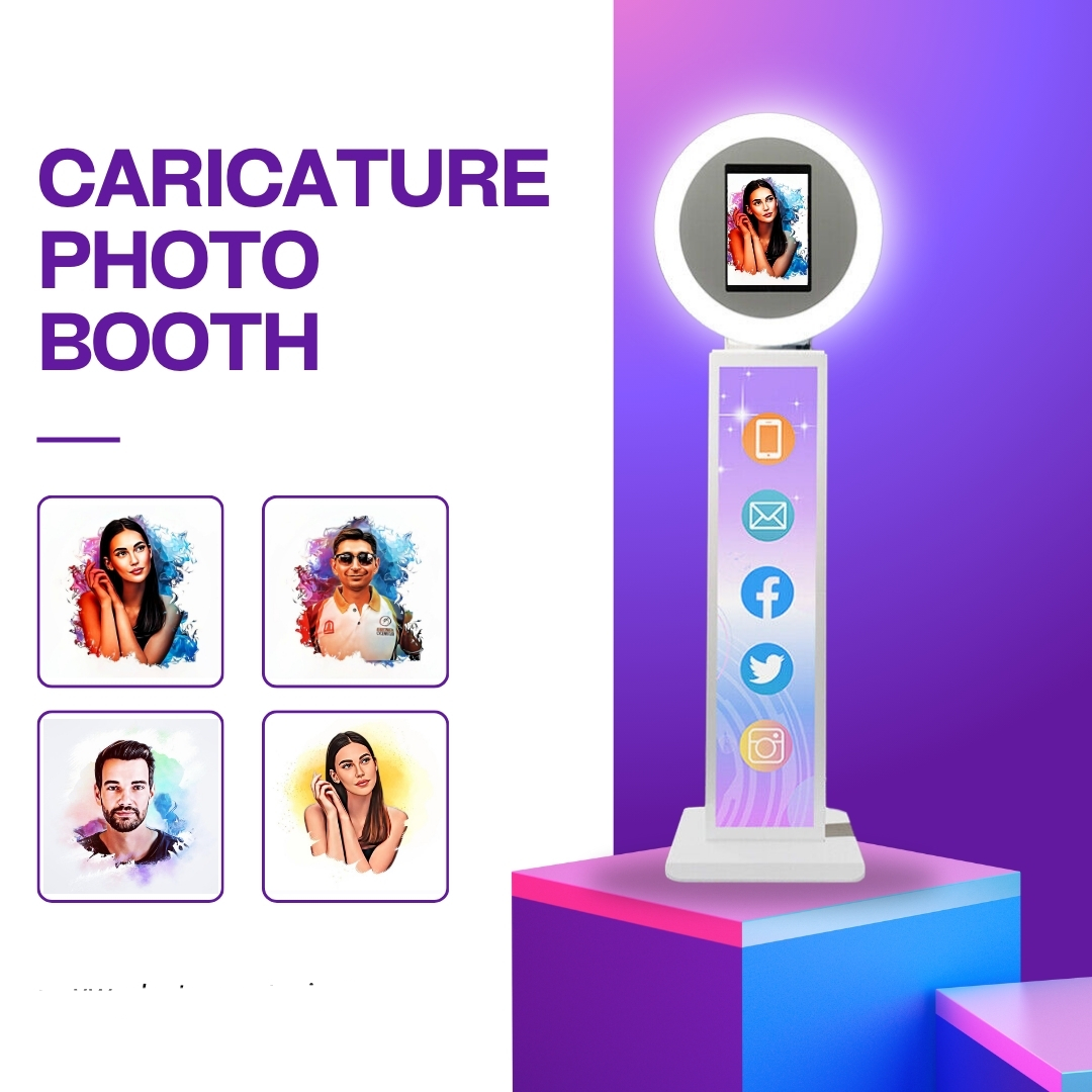AI Caricature Booth Rental
