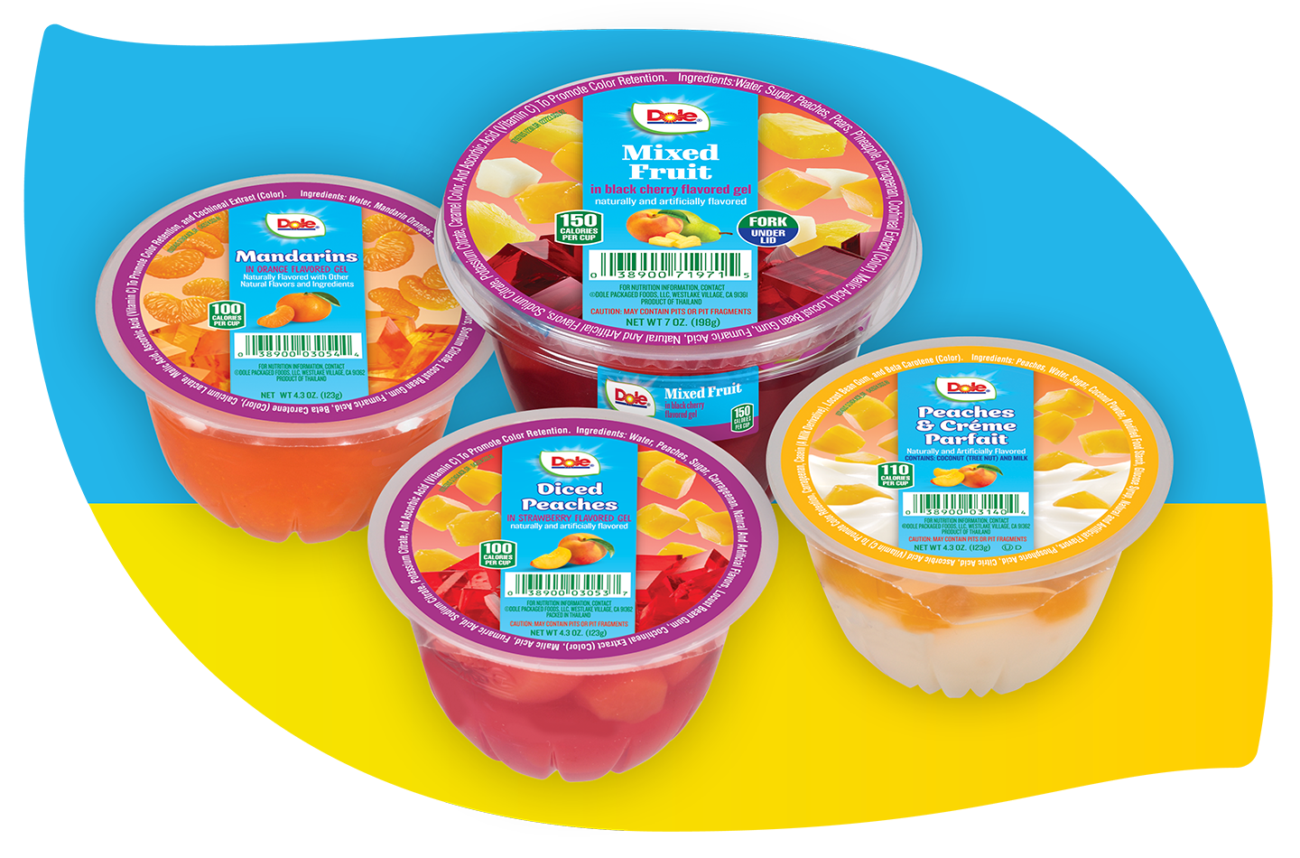 Dole® FRUIT IN GEL & PARFAITS