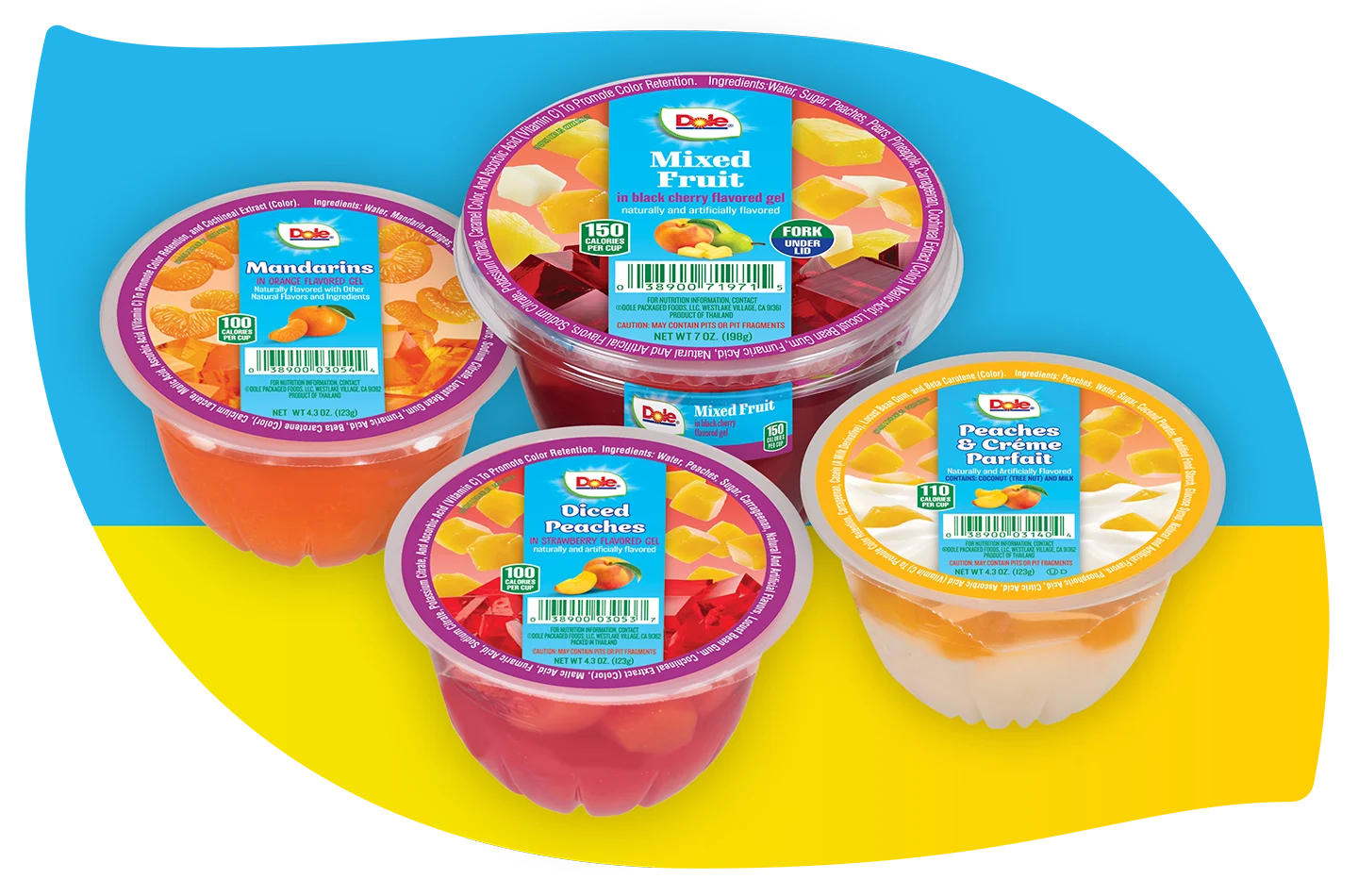 Dole® FRUIT IN GEL & PARFAITS