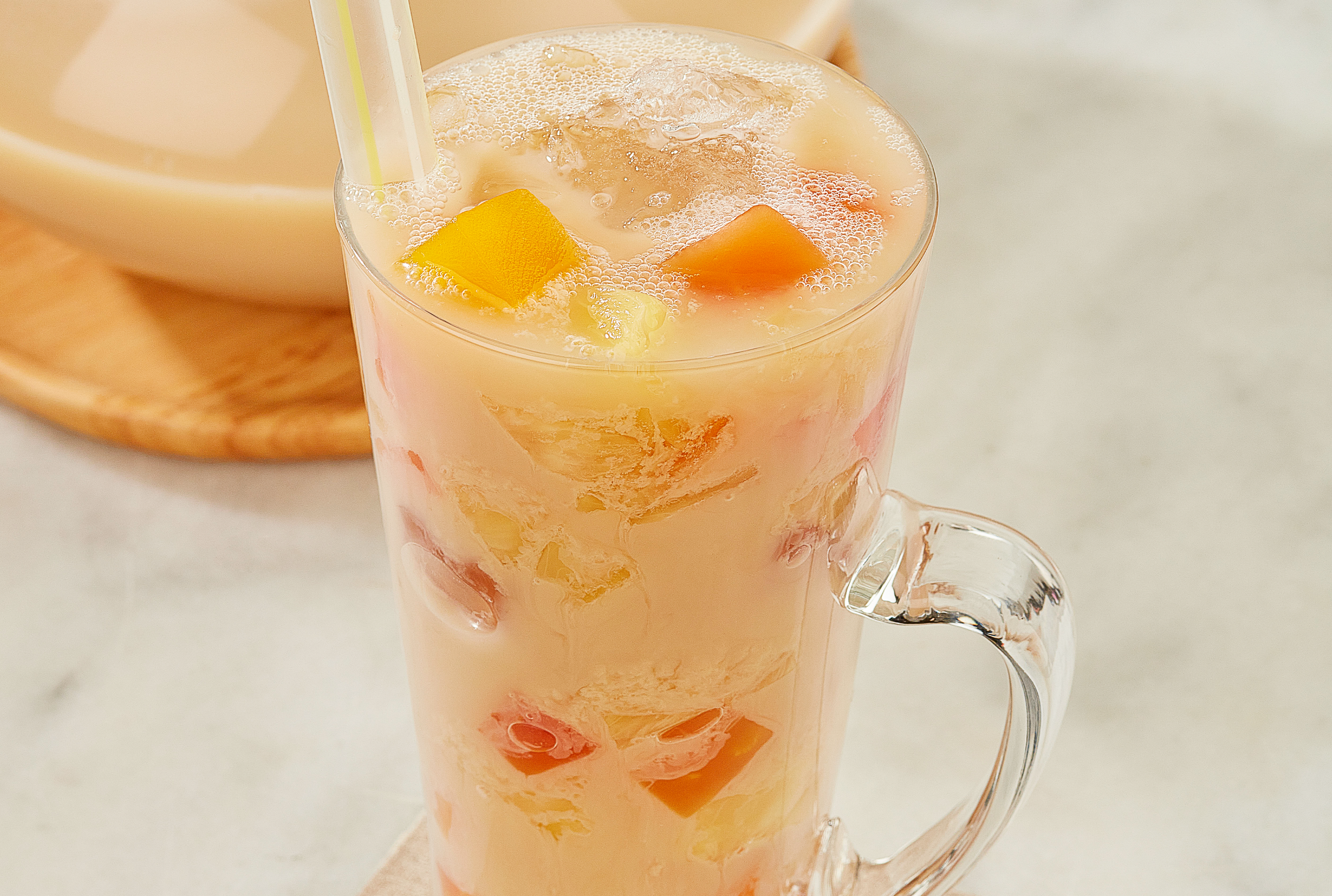 Tropical Iced Teh Tarik (Pulled Tea)