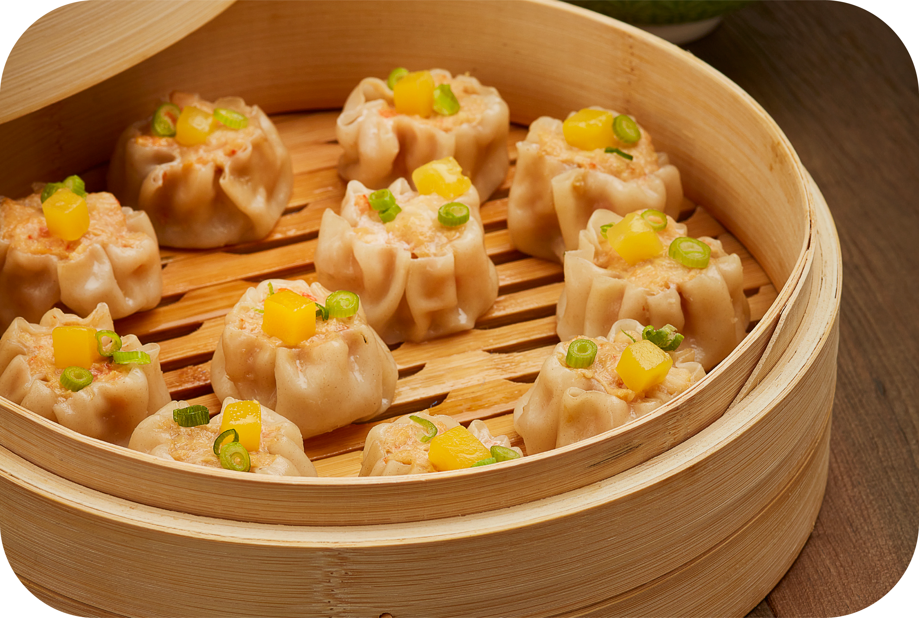 Shrimp and Mango Siu Mai