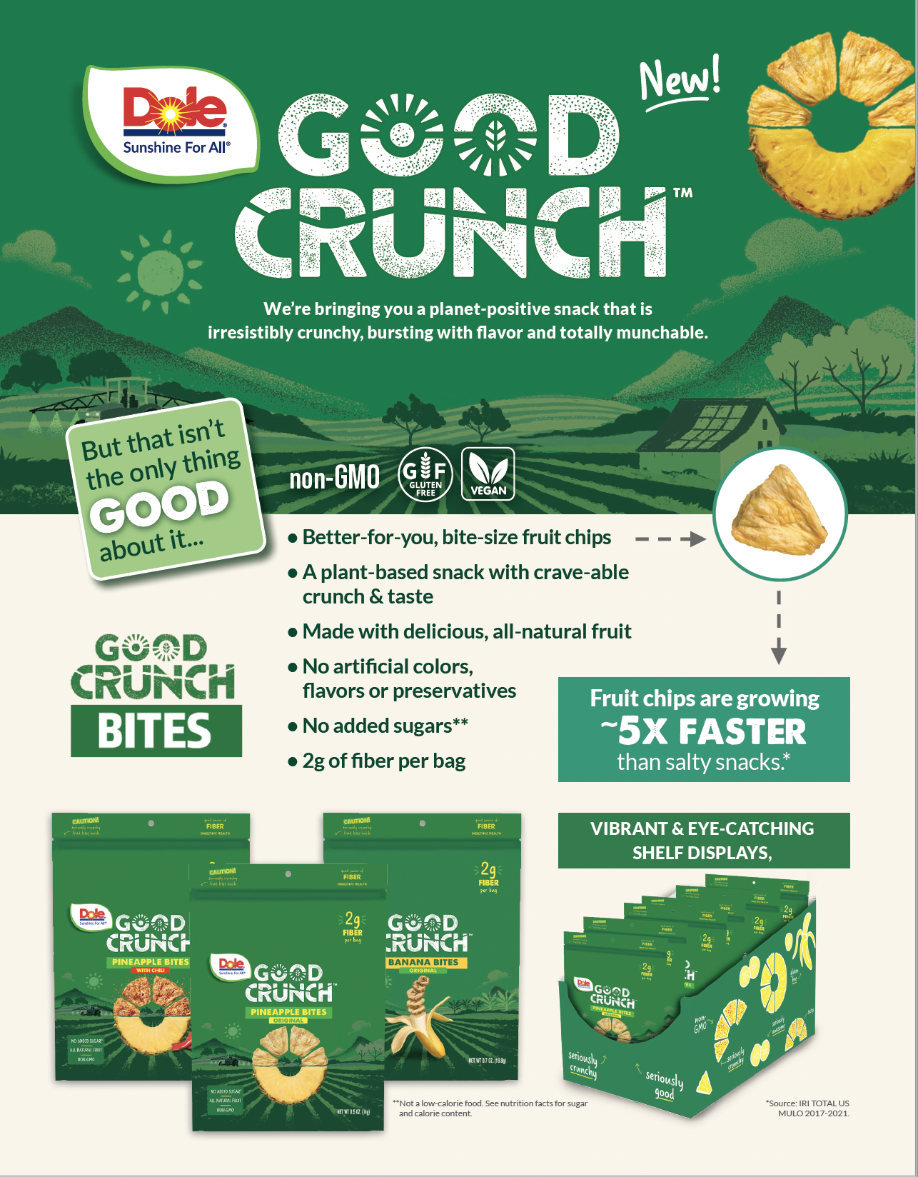 DOLE Good Crunch Sell Sheet